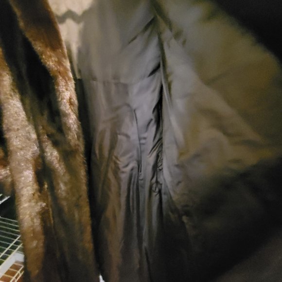 Full lenght Brown Mink Coat - Picture 3 of 6